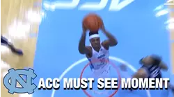 UNC's Armando Bacot's Classic Block & Dunk | ACC Must See Moment