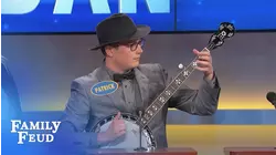 Patrick does some PLUCKIN' !!! | Family Feud