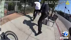 Bodycam video released of police shooting near Exposition Park that injured officer