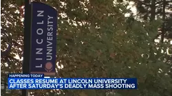 Classes resume at Lincoln University following deadly mass shooting