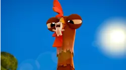 Mini-Rabbid vs. Giant Chicken