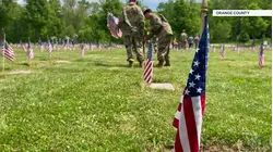Students place thousands of flags to honor fallen veterans ahead of Memorial Day weekend