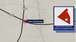 Route 304 northbound reduced to two lanes in Clarkstown after bridge struck by vehicle