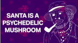 Santa is a Psychedelic Mushroom