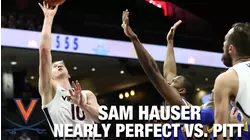 Virginia's Sam Hauser Nearly Perfect In Win Over Pitt