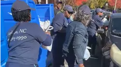 Durham Rescue Mission hosts food giveaway