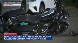 Deadly motorcycle crash shuts down North Side road for hours: CPD
