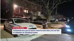 Man killed, woman critically hurt in Georgetown stabbing; police search for attacker