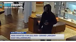 Man wanted for stealing phone, using credit card for shopping spree