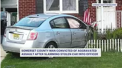 Somerset County man convicted after hitting officer with car