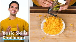 50 People Try To Grate Cheese