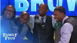 The Browns huddle up! | Family Feud