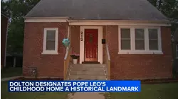 Pope Leo's childhood home is officially a historical landmark