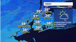 Showers tonight in The Bronx, cold temperatures for New Year's