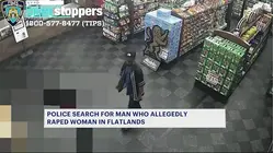 Police release images of man wanted in Flatlands sexual assault