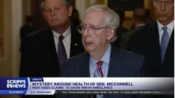 Sen. McConnell was loaded into ambulance on a stretcher, according to new video