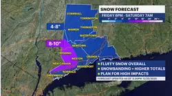 STORM WATCH: A snowstorm could deliver nearly a foot to western Connecticut tonight