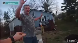 Runaway Dog Braves Icy River