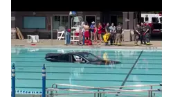 Pool back open days after Tesla plunged into water at Waveny Park