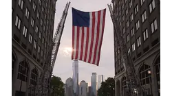 Families and first responders gather in Jersey City to mark 25 years since Sept. 11