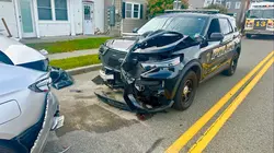 Multi-vehicle crash in Wappingers Falls sends officer to hospital with minor injuries