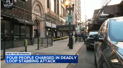 4 charged in fatal Loop stabbing