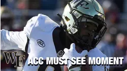 Wake Forest's A.T. Perry Breaks Single-Season Rec TD Record | ACC Must See Moment