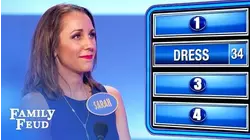 Answer #1 is a must-have for a perfect wedding! | Family Feud