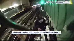 Officers find illegal gun on man after subway station chase in Washington Heights