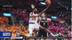 After limping off, Brunson powers Knicks to 12th straight NBA Playoffs win
