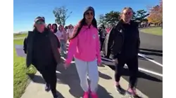 Breast cancer survivors and supporters flood Westport for annual walk