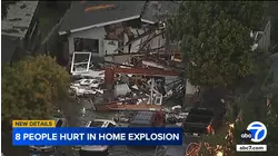 Chino Hills house explosion leaves at least 8 injured, including children