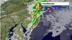 Afternoon thundershowers usher in cold and windy conditions for Thanksgiving