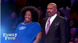 Can Nina pull off a big comeback on Fast Money? | Family Feud