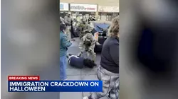 Feds detain people on NW Side, push alderwoman on Halloween: VIDEO