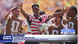 United States moves on in World Cup despite Balogun red card controversy