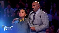 Last answer. Ron needs just 12 points... | Family Feud