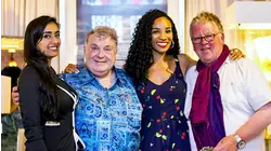 Russell Grant and Michelle Ackerley