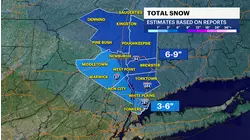 STORM WATCH: Several inches of snow on the ground in the Hudson Valley