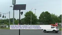 9 license plate readers taken offline in Milford following public pushback