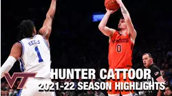 Hunter Cattoor Regular Season Highlights | Virginia Tech Guard