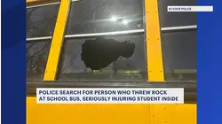 Rock thrown at school bus seriously injures Paramus student