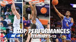 2021-22 ACC Basketball Top Performances (February 5th-13th)