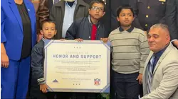 Children of fallen Detective Didarul Islam given scholarships from NFL and non-profit 'Folds of Honor'