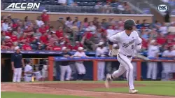 Georgia Tech's Michael Guldberg Bombs A Home Run Over Blue Monster