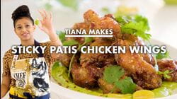Tiana Makes Sticky Patis Chicken Wings