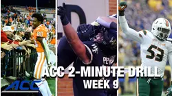 2021 ACC 2-Minute Drill: Week 9