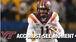 Virginia Tech's Tre Turner Runs Right Through Tackles For The Touchdown | ACC Must See Moment