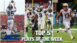 2021 ACC Football Top 5 Plays Of The Week: Week 6