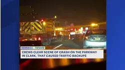 Serious overnight crash reported on Garden State Parkway in Clark